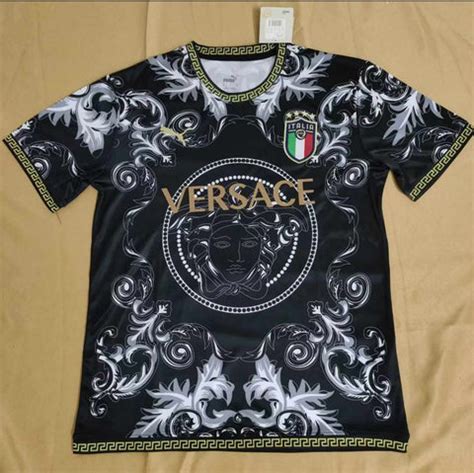 maglietta versace gialla|Maglia Versace .